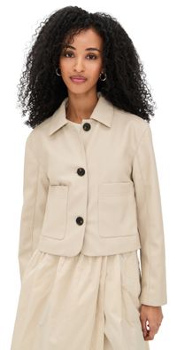 BLANKNYC Cloud Dancer Jacket Stone L