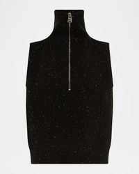 Hally Half-Zip Knit Vest