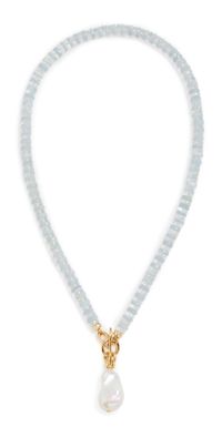 Lizzie Fortunato Pearl Isle Necklace In Mist Blue One Size