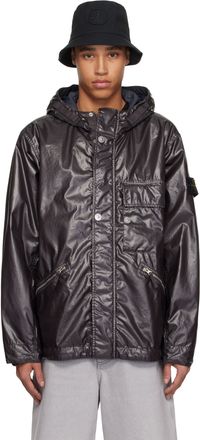 Stone Island Gray Mussola Gommata-TC Jacket