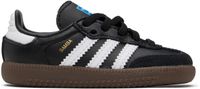 adidas Kids Baby Black & White Samba OG Sneakers