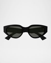 Recycled Acetate Cat-Eye Sunglasses