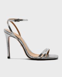 Altina Strappy Metallic Leather Sandals