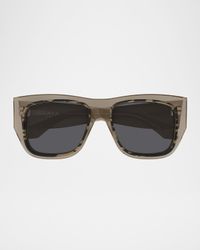 Rectangle Acetate Sunglasses