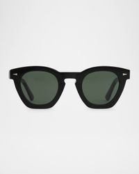 Montorgeuile Acetate & Nylon Square Sunglasses