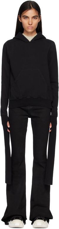 Rick Owens DRKSHDW Pull à capuche Gauntlet Granbury noir