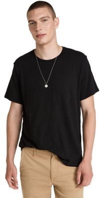 rag & bone Classic Flame Tee Jet Black XS