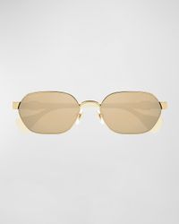 GG Logo Metal Cat-Eye Sunglasses
