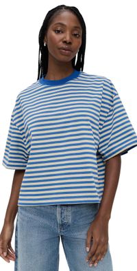Lioness Bloom Short Sleeve Tee MICKEY BLUE STRIPE S