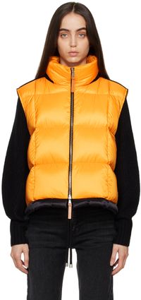 Moncler Genius Veste Kart orange rembourrée en duvet - Moncler x 1952