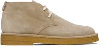 Agnona Bottes safari Chukka beiges
