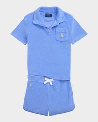 Boy's Two-Piece French Terry Set, Size 2-7