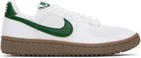 Nike White & Green Field General Sneakers