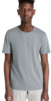 PAIGE Cash Crew Neck Tee Dawn Grey S