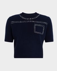Kelly Pocket Wool-Cashmere Sweater