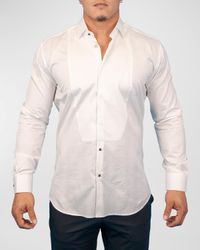 Men's Fibonacci Angled Lines Sport Shirt