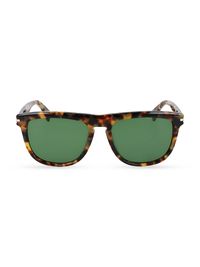 Men's JL 53MM Rectangular Sunglasses - Vintage Havana
