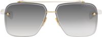 Dita White & Gold MACH-SIX Sunglasses