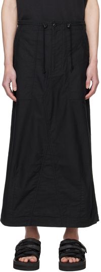 NEEDLES Jupe bourgeron midi noire