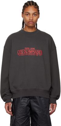 Song for the Mute Black 'Les Olympiades' Sweatshirt