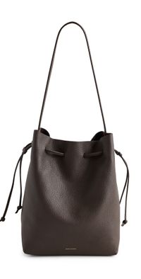 Mansur Gavriel Drawstring Cabas Bag Chocolate One Size