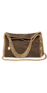 Stella McCartney Alter Suede Falabella Mini Bag Moka One Size
