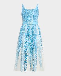 Yvette Sleeveless Reversible Belted Midi Dress