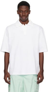 Marni White Oversized Polo
