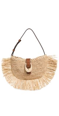 STAUD Alana Bag Desert Sand Raffia One Size