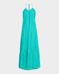 Zenna Tiered Halter Gown