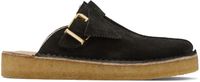 Clarks Originals Black Trek Mules