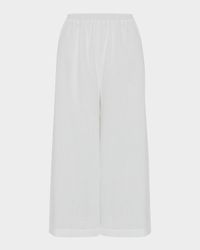 Flared Linen Culottes
