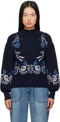 SEA NY Pull Inga bleu marine