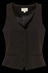 Maison 123 - Gilet de costume droit - Taille 44 - Noir