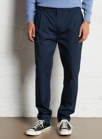 Chevignon - Pantalon à pinces droit en coton - Taille 48 - Bleu