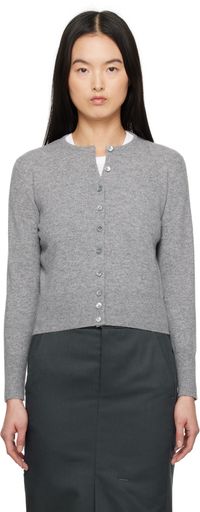 Maison Margiela Gray Wool Cardigan