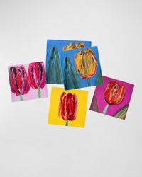 Tulip Quartet Coaster Box, Set of 4