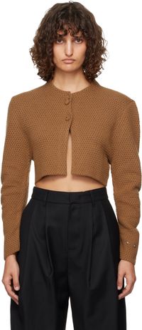 ADER error Cardigan écourté brun