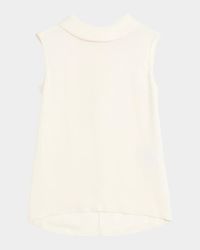 Rounded Funnel Neck Top