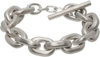 Parts of Four Silver Toggle Chain Bracelet