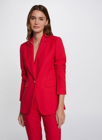 Morgan - Blazer cintré boutonné - Taille 44 - Rouge
