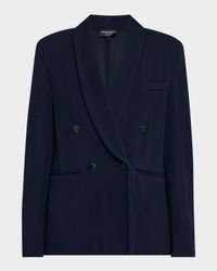 Relaxed Double-Breasted Blazer