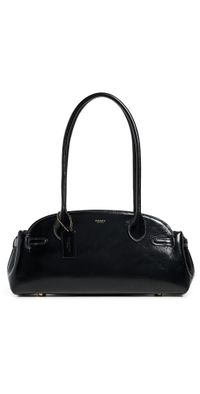 Coach Glazed Leather Empire Carryall Bag 34 B4/BLACK One Size