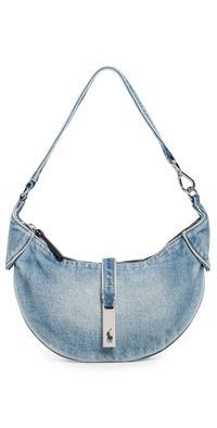Polo Ralph Lauren Polo I. D. Denim Small Shoulder Bag Joan Wash One Size