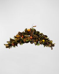 45" Magnolia Leaf and Fruit Garland