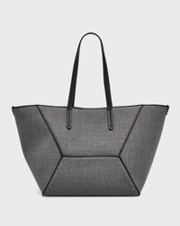 BC Duo Medium Shopper Wool Tote Bag