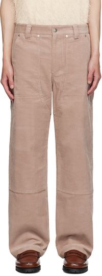 AFTER PRAY Pink Patch Trousers