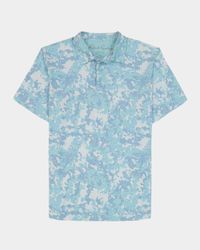 Men's Eldor Camouflage Stretch Knit Polo Shirt