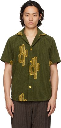 OAS Green & Yellow Mezcal Cuba Terry Shirt