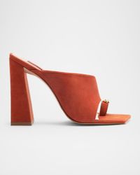 Jodie Toe-Post Nubuck Sandals